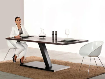 SINGLE - ART609 - Rectangular wooden dining table by Wissmann raumobjekte - view 2